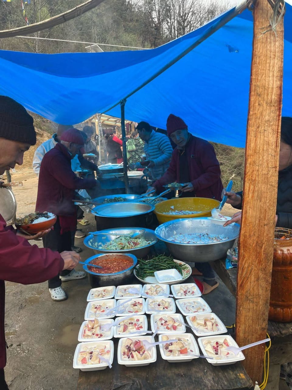 food distribution to needy people.